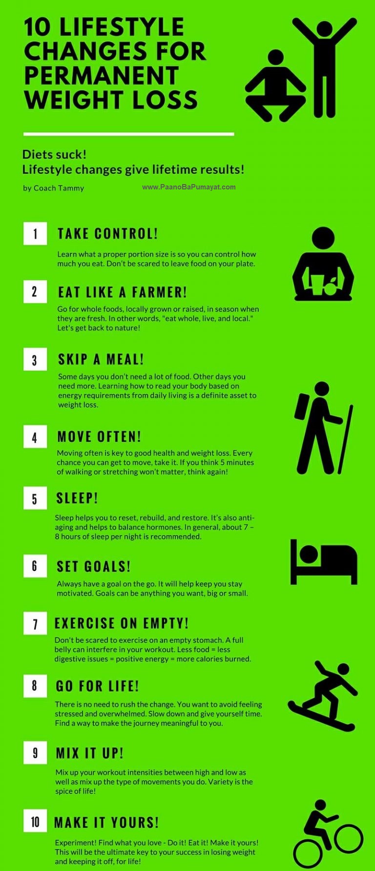 10 TIPS FOR WEIGHT LOSS BY CHANGING YOUR LIFESTYLE - How to Lose Weight ...